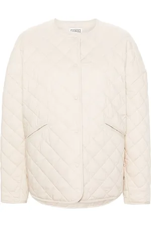 Totême Drop-shoulder diamond-quilted jacket