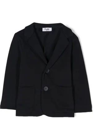 Il gufo Piqué-weave blazer