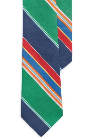 Ralph Lauren Striped linen tie