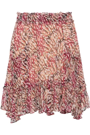 Marant Etoile Viera graphic-print miniskirt