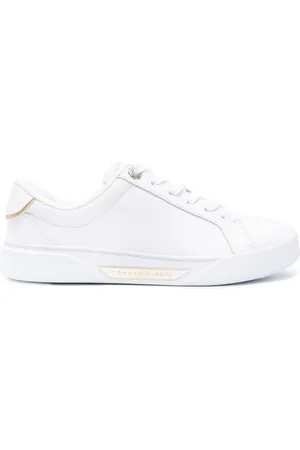 Tommy Hilfiger Logo-plaque leather sneakers