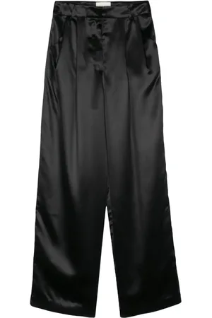Loulou Studio Satin straight trousers
