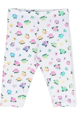 Chiara Ferragni Floral-print stretch-cotton leggings