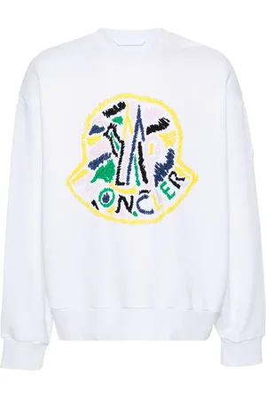 Moncler Logo-embroidered cotton sweatshirt