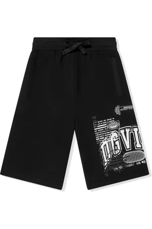 Dolce & Gabbana Graphic-print cotton shorts