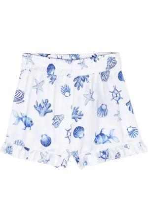 MONNALISA Sea life-print shorts