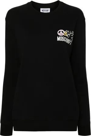 Moschino Logo-print cotton sweatshirt