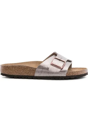 Birkenstock Catalina metallic leather sandals