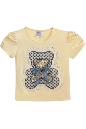 Mimi Tutu Bear-appliqué T-shirt