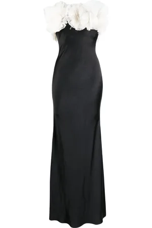 RACHEL GILBERT Eyelar ruffled gown