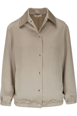 Vince Press-stud bomber jacket
