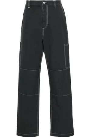 Maison Margiela Straight-leg cotton trousers