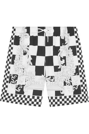 VERSACE Barocco-print swim shorts