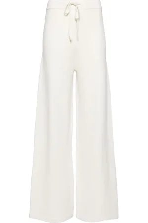 YVES SALOMON Wide-leg knitted trousers