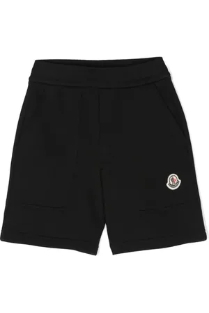 Moncler Appliqué-logo cotton shorts