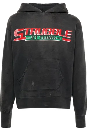 SAINT MXXXXXX Struggle Tears cotton hoodie