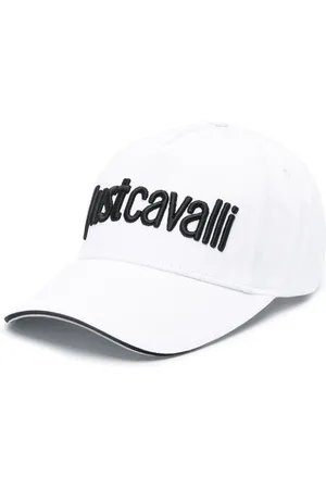 Roberto Cavalli Logo-embroidered cotton cap