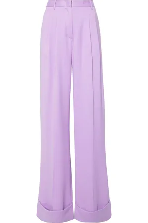 The Andamane High-waist palazzo crepe trousers