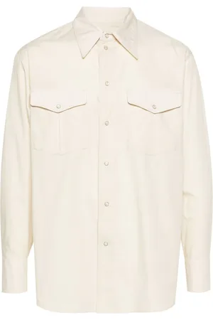 LEMAIRE Straight-collar cotton shirt