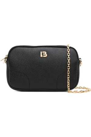 Bimba y Lola Logo-lettering leather crossbody bag