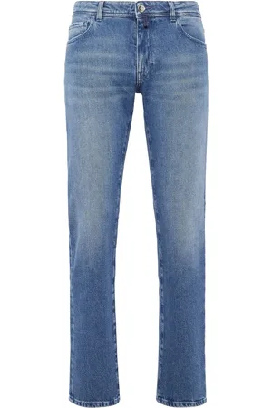 BILLIONAIRE Low-rise straight-leg jeans
