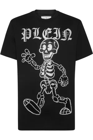 Philipp Plein Skeleton studded T-shirt