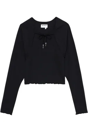 Musium Div. Bolero-layered knitted top