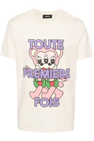 EgonLab Graphic-print cotton T-shirt