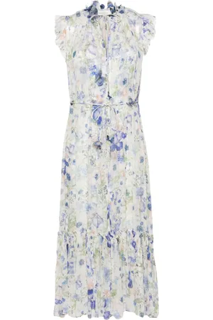 ZIMMERMANN Garden-print flared maxi dress