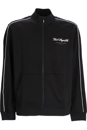 Karl Lagerfeld Logo-print zip-up jacket