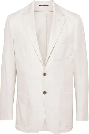 CANALI Mélange-effect blazer