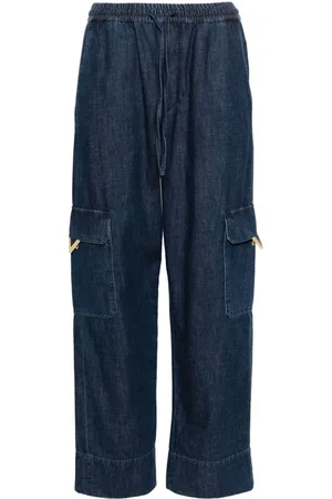 VALENTINO GARAVANI VLogo-plaque cargo jeans