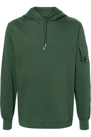 C.P. Company Lens-detailed cotton hoodie