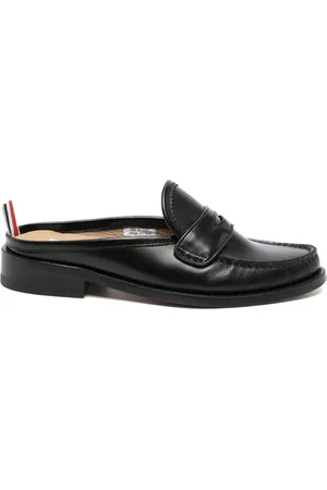 Thom Browne Varsity leather penny mules