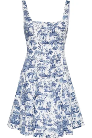 Staud Wells printed minidress
