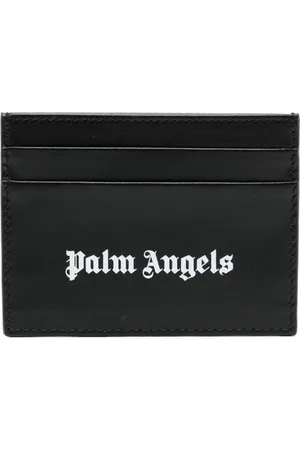 Palm Angels Logo-print leather cardholder