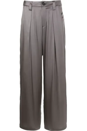 Uma Raquel Davidowicz Straight-leg silk trousers