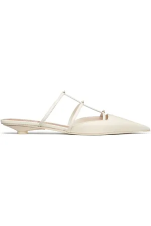 VALENTINO GARAVANI Caged leather mules
