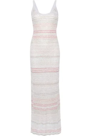 Missoni Sequinned mesh-knit dress