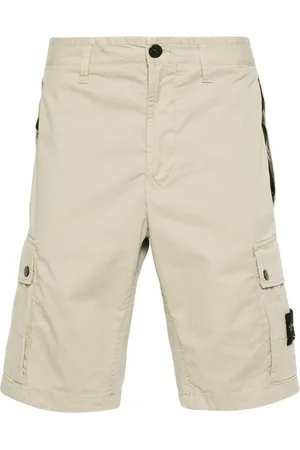 Stone Island Compass-badge cargo shorts