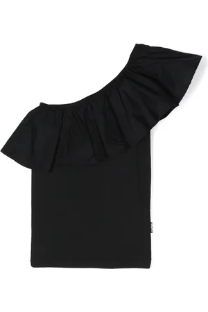 Molo Rebecca ruffled-trim one-shoulder top