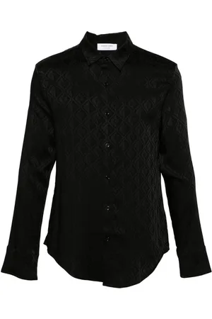 Marine Serre Moon Diamant jacquard shirt