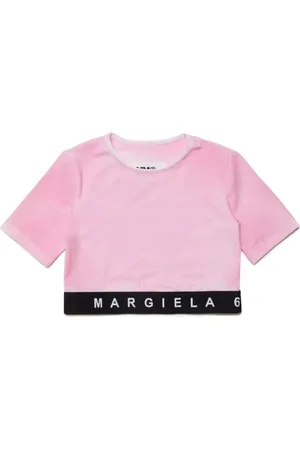 Maison Margiela Logo-print distressed-finish T-shirt