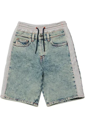 Diesel Double-layer denim cotton shorts