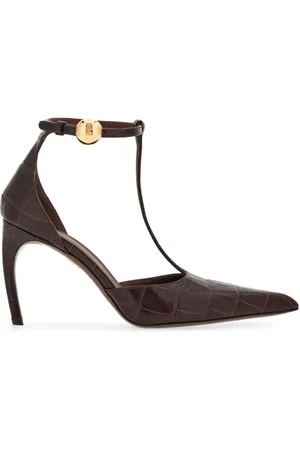 Salvatore Ferragamo 85mm T-strap leather pumps