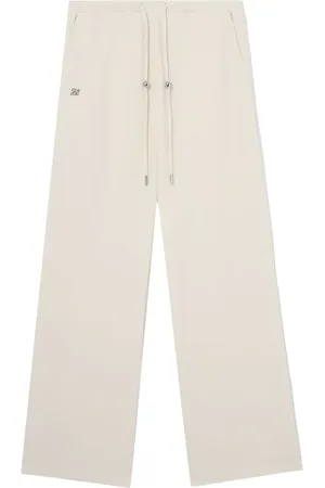 tout a coup Logo-embroidered cotton track pants