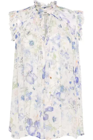 ZIMMERMANN Natura Frilled blouse