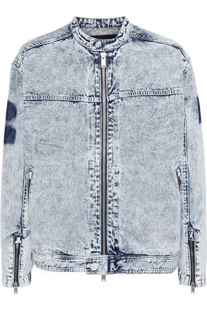 FIVE CM Zip-up denim jacket