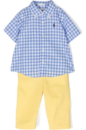 Ralph Lauren Polo Pony-embroidered trouser set