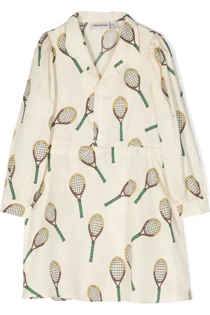 Mini Rodini Tennis-print lyocell shirtdress